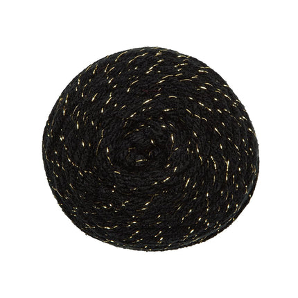 Red Heart Super Saver Metallic Black/Gold Yarn - 3 Pack of 5oz/142g - Acrylic - 4 Medium (Worsted) - 255 Yards - Knitting, Crocheting, Crafts & Amigurumi