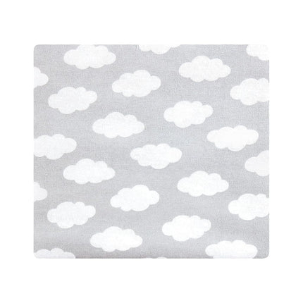 Hudson Baby Couvertures d'emmaillotage en flanelle de coton unisexe pour bébé, Éléphant sarcelle, Taille unique
