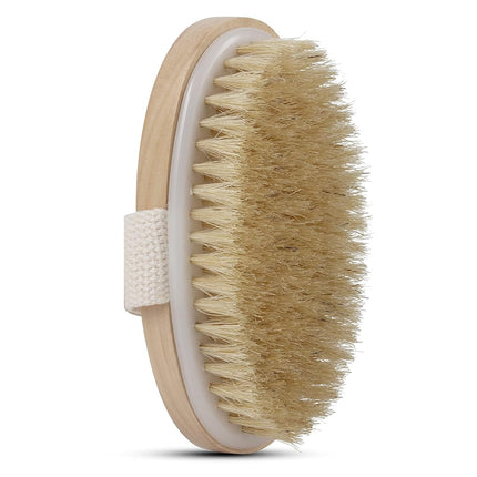 Dali Cepillo Corporal para Piel Seca, Cerdas Naturales, Elimina Piel Muerta y Toxinas