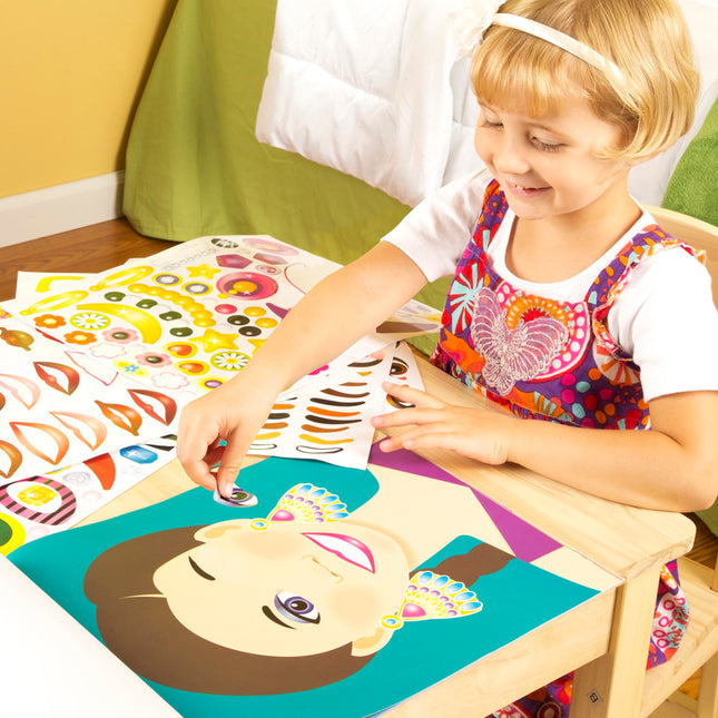 Make a Face Fashion Faces sticker pads - 250 stickers per Pack [Jan 01, 2013]