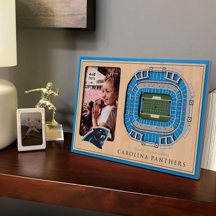 YouTheFan NFL Carolina Panthers 3D StadiumViews Picture Frame