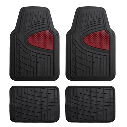 FH Group Automotive Floor Mats - Heavy-Duty Rubber