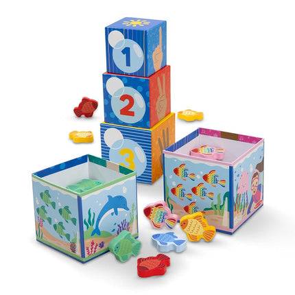 Melissa & Doug Ms. Rachel Recessed Blocks