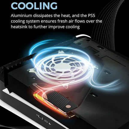 SABRENT M.2 NVMe Heatsink for PS5 with Thermal Silicone Pad
