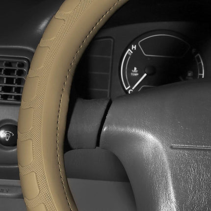 Funda para volante FH Group FH2006BEIGE (microfibra piel repujada beige)