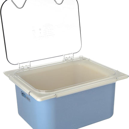 Tapa Carlisle CM10239Z07 Coldmaster EZ Access con muesca, tamaño 1/2, transparente (paquete de 2)