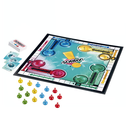 Hasbro Gaming Sorry! Juego de Mesa Familiar de Parker Brothers para 2 a 4 Jugadores de 6 Años en Adelante (Exclusivo de Amazon)