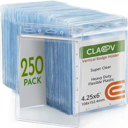 Claev Fast Seal Vertical 4x6 Passport & Card Holde