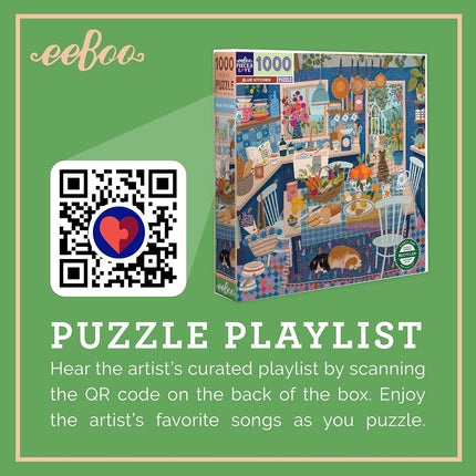 Blue Kitchen Jigsaw Puzzle, 1000 Piece