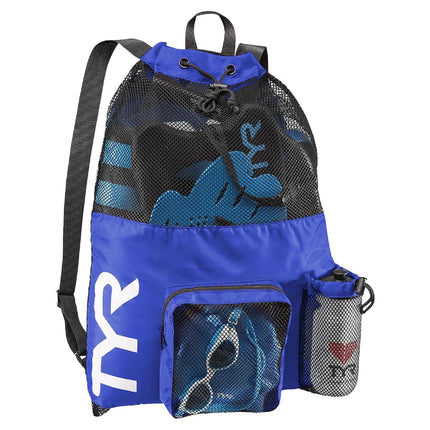 TYR Unisex's Big Mesh Mummy Backpack Bag, Royal Bl