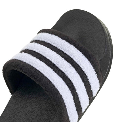 adidas Unisex ADILETTE NOSHOWER SLIDES, core black/ftwr white/ftwr white, 12 UK