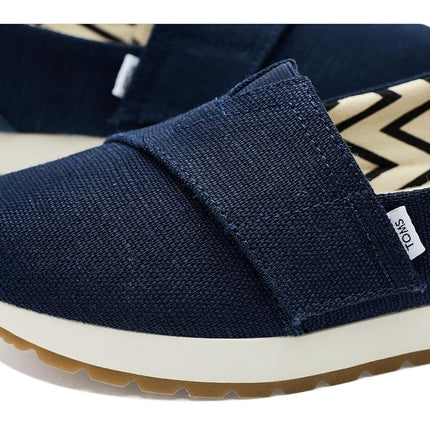 TOMS Toddler Boy's Resident Plus Sneaker, Navy Heritage Canvas, 3 UK