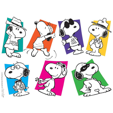 Tervis Peanuts Multi-Snoopy Fabriqué aux États-Unis Tasse isotherme à double paroi Maintient les boissons froides et chaudes, 709 ml, transparent