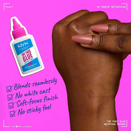 NYX Professional Makeup Primer, Face Glue Gripping Primer, All Skin Types