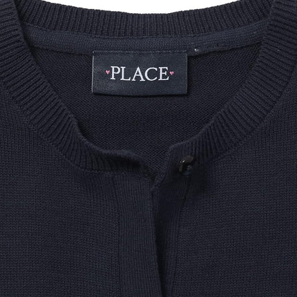 The Children's Place Girls' Solid Cardigan, Tidal Single, X-Small