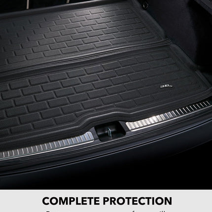 3D MAXpider Cargo Custom Fit All-Weather Floor Mat for Select Grand Cherokee Models - Kagu Rubber (Black)