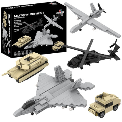 Apostrophe Games 5 Military Building Block Sets (6