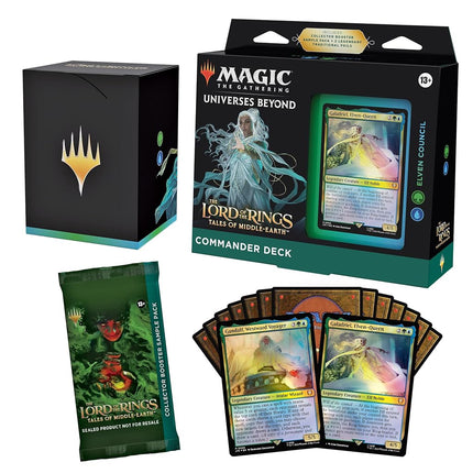 Magic the Gathering The Lord of The Rings Tales of Middle Earth Commander Deck Green/Blue Elven Council (SD3)