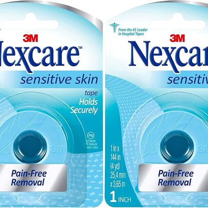 Nexcare Sensitive Skin Low Trauma Tape, 2 Count