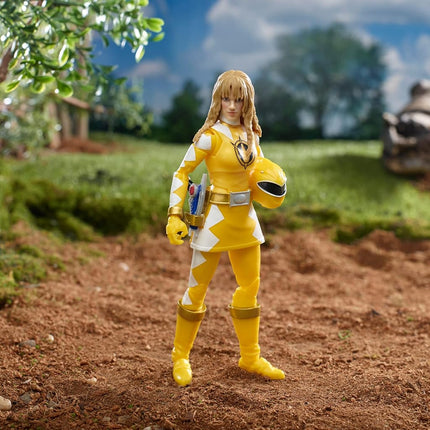 Figura de acción de los Power Rangers Lightning Collection | Ranger amarillo de Dino Thunder