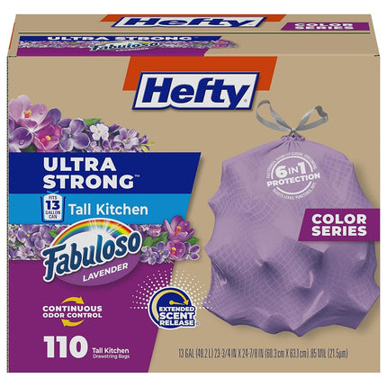 Hefty Ultra Strong 13 Gallon Trash Bags, Tall Kitc