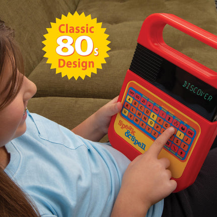 Playmonster Speak & Spell Electronic Game - Educational Toy Learning Toy Spelling Games Spelling Games 80s Retro Hand Games Autism Activity for