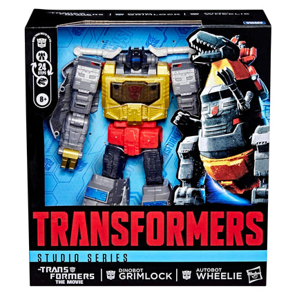 Transformers Studio Series The Transformers: The Movie Dinobot Grimlock, Leader Class 8.5-Inch Converting Action Figure, Robot Toys for Ages 8+