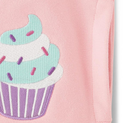 Gymboree,and Toddler Long Sleeve Zip Up Hoodie Sweatshirt,Pink Cupcake,5T