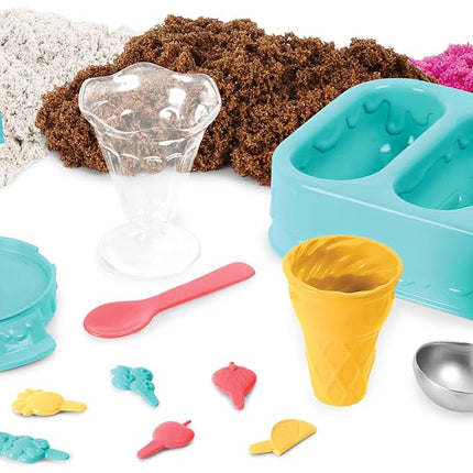 Kinetic Sand Scents Ice Cream Treats, Moldable Sand Sensory Toys, Ages 3+