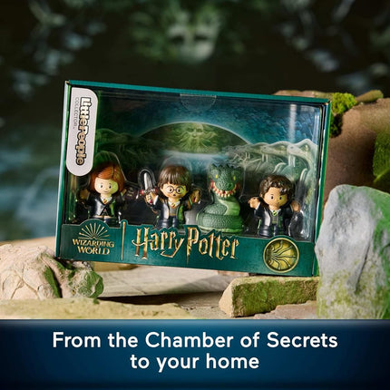 Fisher-Price Little People Collector Coffret Harry Potter et la Chambre des secrets en édition spéciale pour les adultes et les fans avec 4 figurines