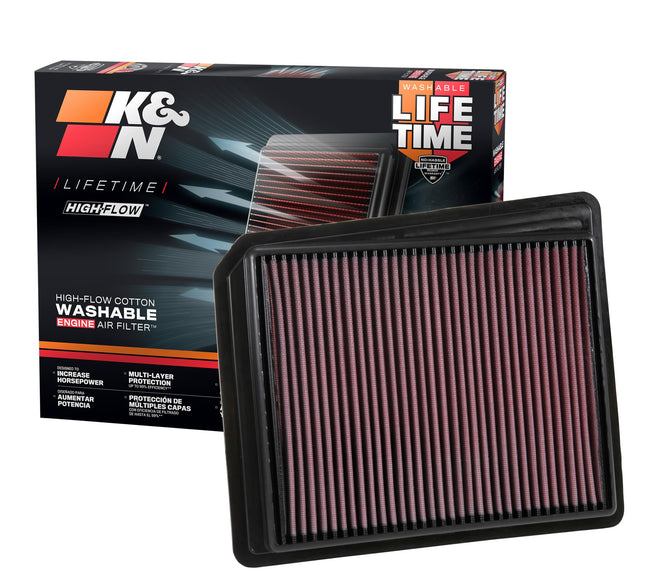 K&N Engine Air Filter: High Performance, Premium, 