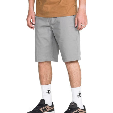 Volcom Men's Vmonty Stretch Chino Short, Moonbeam