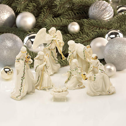 Lenox 806053 Holiday 7-Piece Mini Nativity Set, Ivory, 1.60 LB