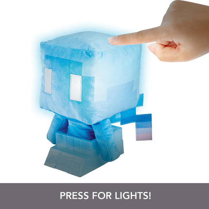 Mattel Minecraft Plush Allay with Lights, Sounds & Posable Wings, Includes Lamp Feature, Collectible Toy Inspired by The Video Game Character