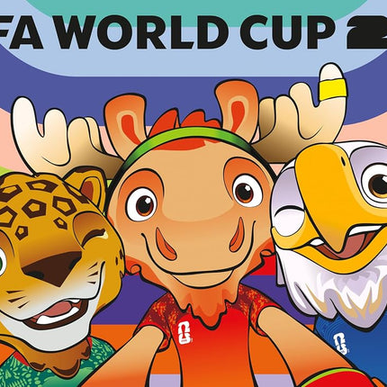 FIFA - Mascots - 300 Large Piece Jigsaw Puzzle from Buffalo Games - Colorful Puzzles for Adults – Precision-Cut Pieces, Beautiful Artwork, and Hours of Fun