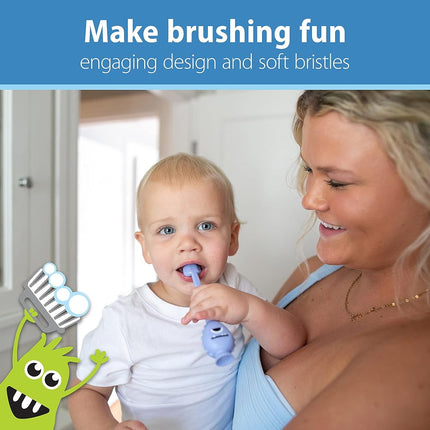 Dr. Brown’s ToothScrubber Toddler Monster Purple
