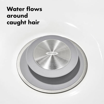 OXO Good Grips Stainless Steel Hair Catch Drain Protector