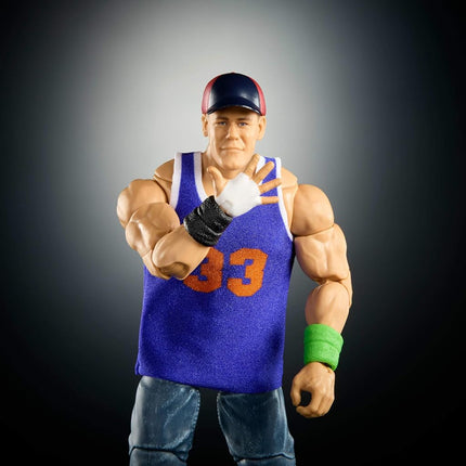 Mattel WWE Ultimate Edition John Cena 6-inch Action Figure & Accessories Set, 10+ Pieces Include Swappable Heads & Hands, JCX42
