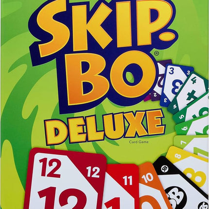 Mattel Games Skip-Bo Deluxe Card Game Tin, Ages 7+