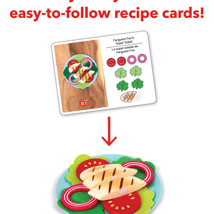 Set de alimentos de juguete Skip Hop, kit de comida Zoo Little Chef