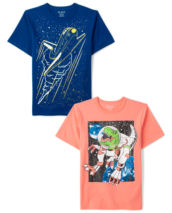 The Children's Place Boys' Gamer Short Sleeve Grap