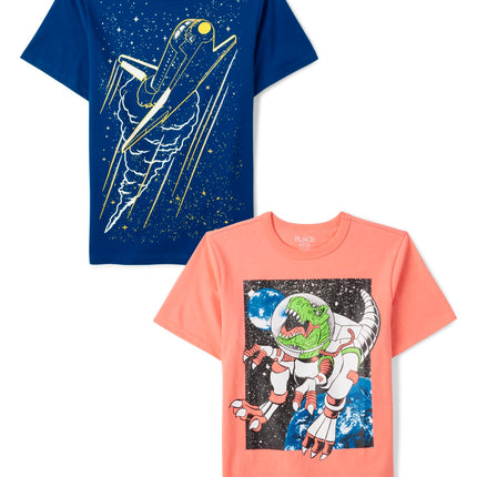 The Children's Place Boys' Gamer Short Sleeve Grap