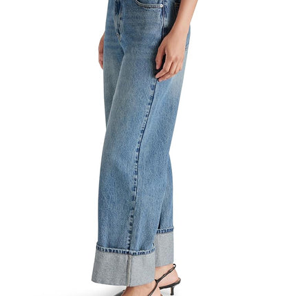 Steve Madden Women's Apparel Noelie Pant Jeans, Blue, 24
