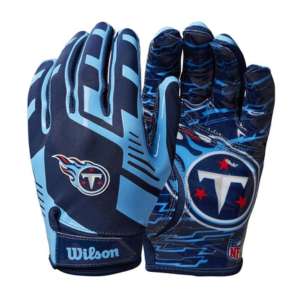 Wilson NFL Stretch Fit Football Gloves - Adult, Te