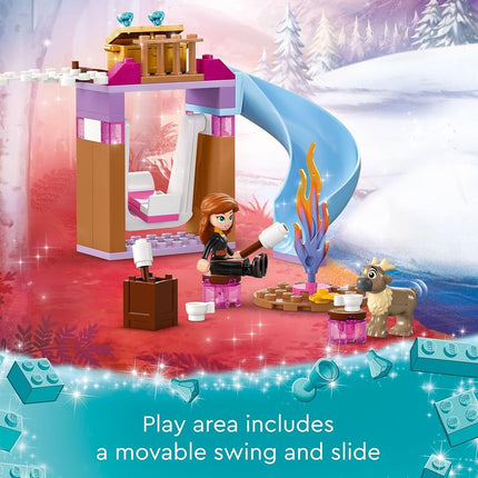 LEGO Disney Frozen Elsa�s Frozen Princess Castle Toy Set for Kids, Includes Elsa and Anna Mini-Doll Figures and 2 Animal Figures, Frozen Toy Makes a Great Birthday Gift for Kids Ages 4 Plus, 43238
