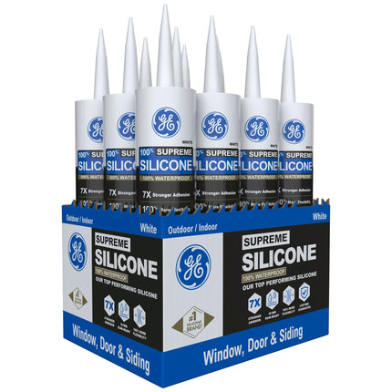 GE All Purpose Silicone Caulk for Window & Door - 