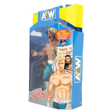 All Elite Wrestling Cody Rhodes LJN Action Figure - AEW Unmatched Collection Figure - Series 1