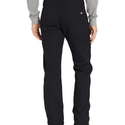 Dickies Men's Tough Max Duck Double Knee Pant, Stonewashed Black, 6