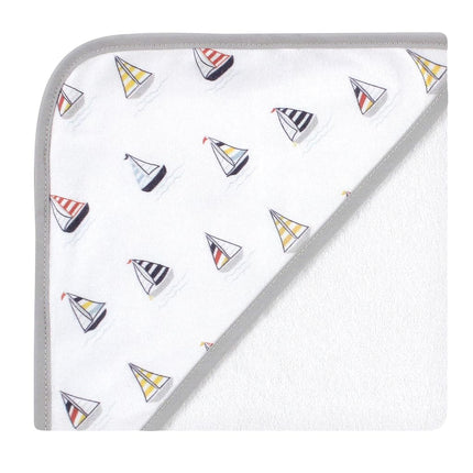 Hudson Baby Serviettes à capuche riches en coton pour bébé unisexe, Captain, Taille unique