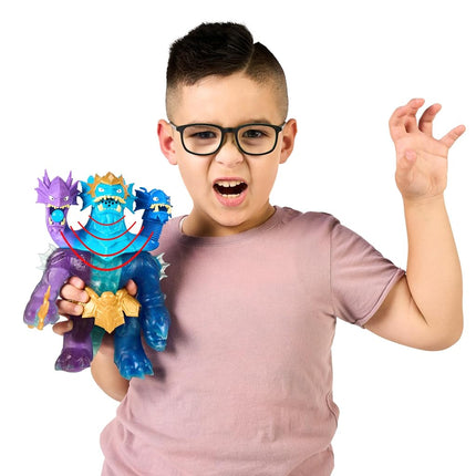 Heroes of Goo Jit Zu Deep Goo Sea King Hydra Figure With Triple Attack 3 in 1 Goo Power. Plus Light And Sound Battle Action!